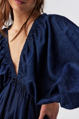 Portia Denim Mini Dress | Nuuly
