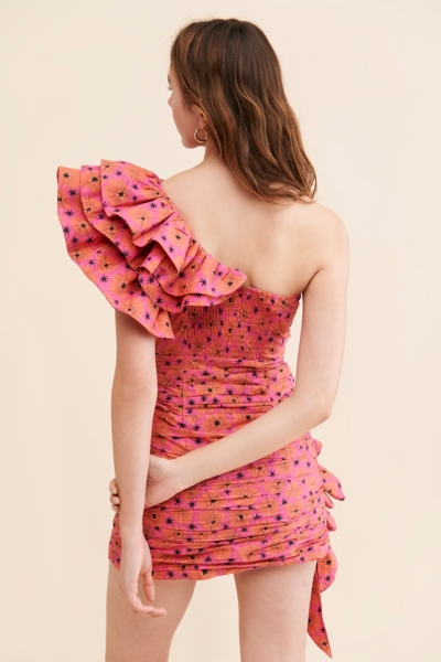 Bali Ruffle One-Shoulder Dress | Nuuly