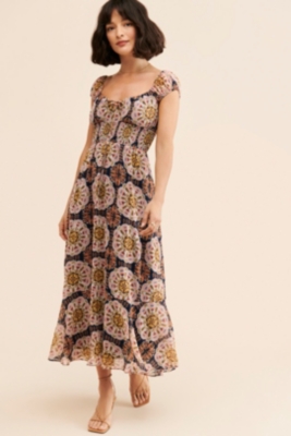 Medallion Tile Print Dress | Nuuly