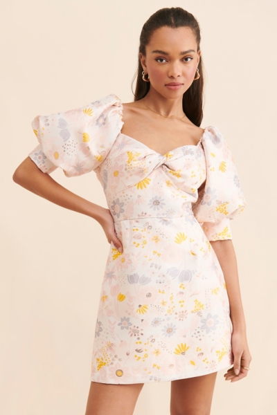 Floral Jacquard Dress | Nuuly