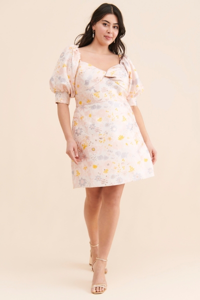 Floral Jacquard Dress | Nuuly