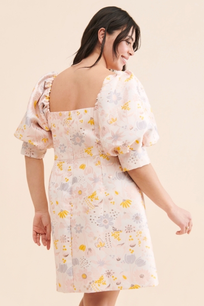 Floral Jacquard Dress | Nuuly