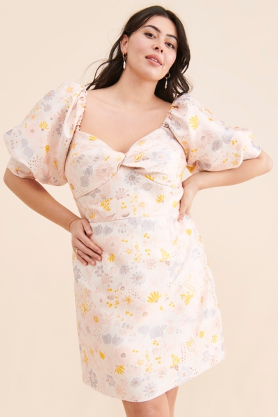 Floral Jacquard Dress | Nuuly