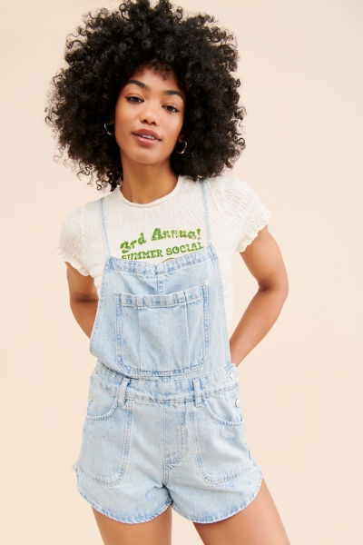 ユニクロ×セオリーガウンTOMORROWLANDアパルトモンJENNEchaos Canyonland Denim Shortalls | Nuuly