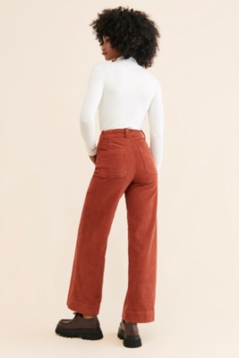 【MODERNIF】Milli Corduroy Wide Pants High-Waisted Corduroy Pants – The Vintage Road