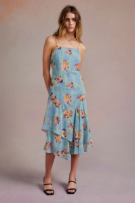 ロゼミューズ Chiffon pleated dress 97b035bb34bebc9afef376e912257e