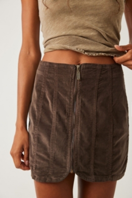 【NONCODE】Enr Corduroy Lace Skirt Cinnamon Girl Rust Cord Skirt – Classic Rock Couture