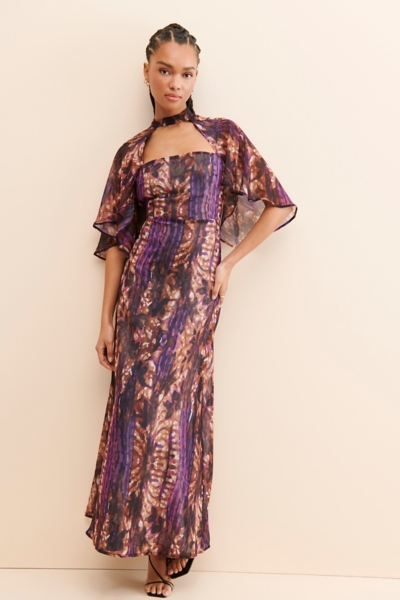 aje pandorea layered maxi dress AJE Pandorea Layered Maxi Dress