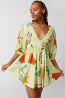 The Colette Cropped Wide-Leg Pants: Printed Linen Edition