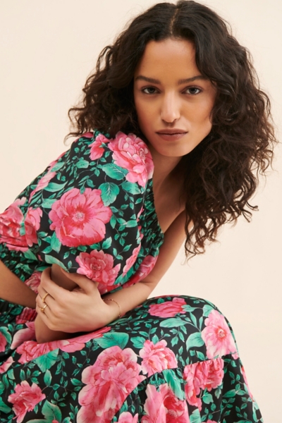 Floral Print One-Shoulder Dress | Nuuly