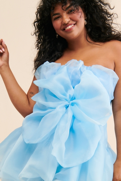 Ruffle Tiered Strapless Dress | Nuuly