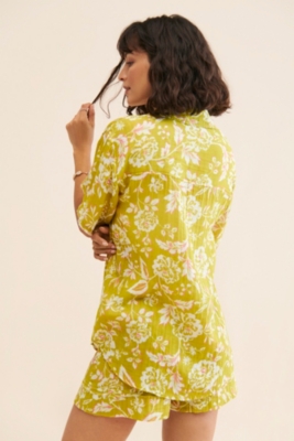 Floral Printed Short-Sleeve Buttondown Top | Nuuly