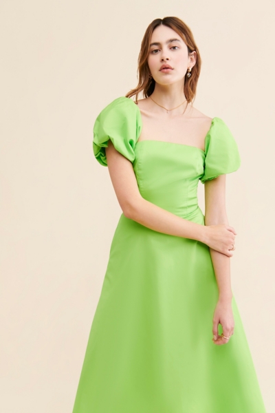 Rhea Puff-Sleeve Maxi Dress | Nuuly