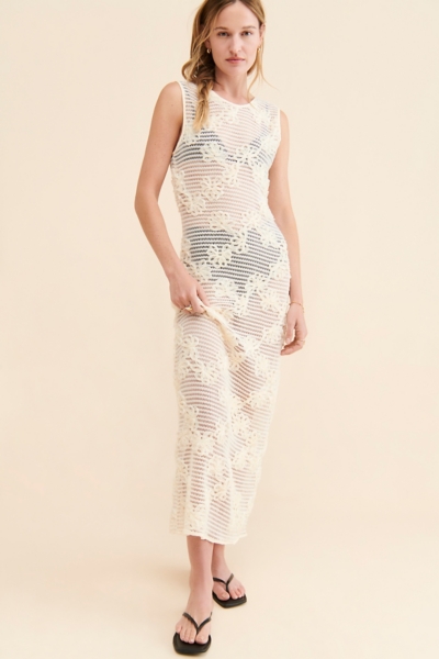 Libby Crochet Midi Dress | Nuuly