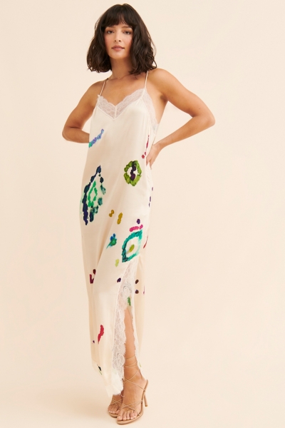 Cami Lace Trim Maxi Dress | Nuuly