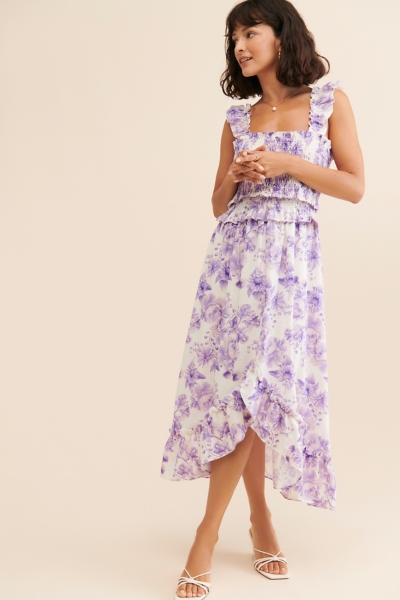 knee length dresses for ladies Elaine Midi Dress Med/Lrg main image 1
