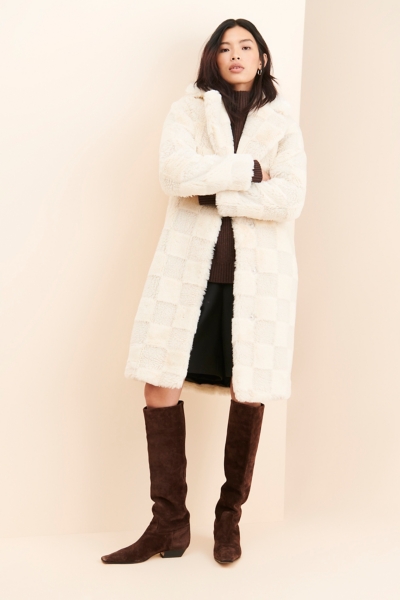 Tikka Checkerboard Coat | Nuuly