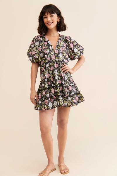 jaded london brown mini dress Alula Embellished Butterfly Mini Dress | Jaded London