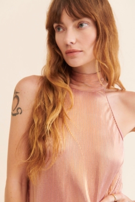Charmaine Metallic Mini Dress | Nuuly