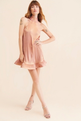 Charmaine Metallic Mini Dress | Nuuly