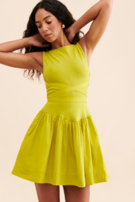 Open-Back Ombre Dress