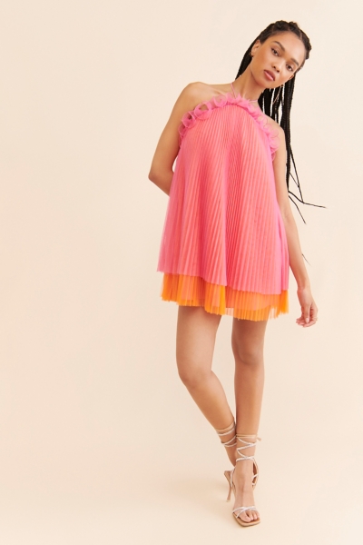 terry halter dress HALTER MAXI DRESS