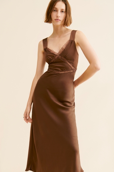 dress with lace sleeves black Marlene Black Flared Lace Maxi Dress