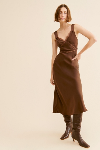chinese dress ladies The Slip Dress – Tibi Official main image 1