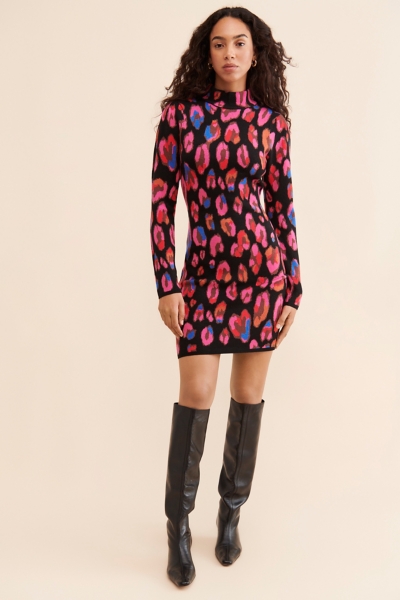 Iridescent Leopards Sweater Dress | Nuuly