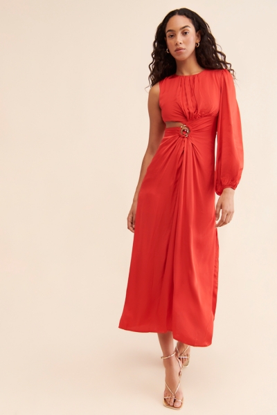 open lace back dress Cutout Flower Dress – The RiverLane main image 1
