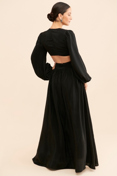 Cutout Plunging Maxi Dress | Nuuly