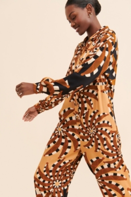 Banana print jumpsuit online