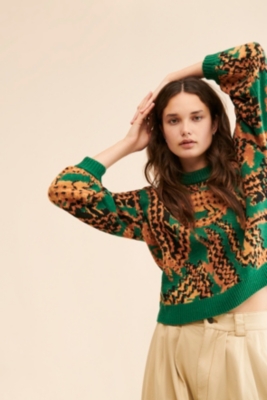 Crocodile Knit Sweater | Nuuly