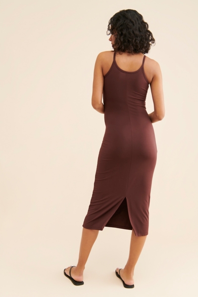 knee length dresses for ladies Beyond Yoga Spacedye Inspire Maternity Midi Dress main image 1