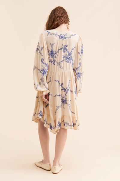 Estella Embroidered Mini Dress | Nuuly
