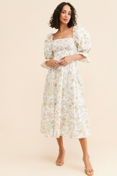nothing fits but kiko dress [MOMMY & ME] KIKO DRESS S / TAUPE GINGHAM