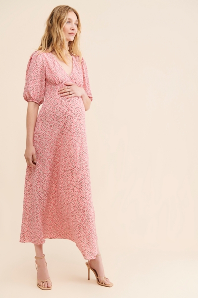 Maternity Midi Tea Dress | Nuuly