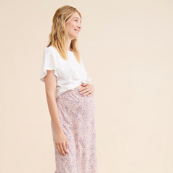 Maternity Maxi Slip Skirt | Nuuly Rent