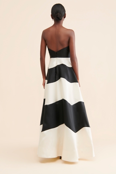 Strapless Colorblock Maxi Dress | Nuuly