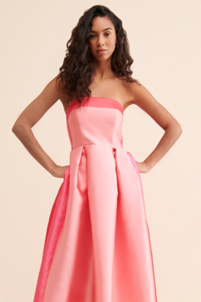 green emerald velvet dress Sweetheart Tight Long Strapless Formal Dress -PromGirl Fuchsia / 12 main image 0
