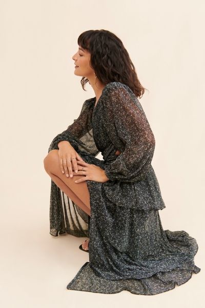 Anora Metallic Dress | Nuuly