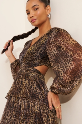 Anora Metallic Dress
