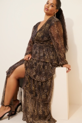 Anora Metallic Dress