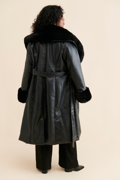 Mixed Media Coat | Nuuly