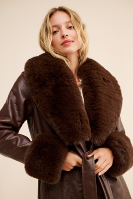 Mixed Media Coat | Nuuly