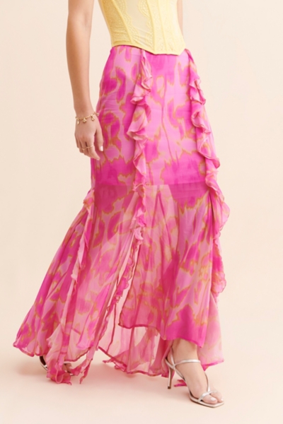 【Reha.】Tuck Maxi Skirt Rhapsody Maxi Skirt | Nuuly
