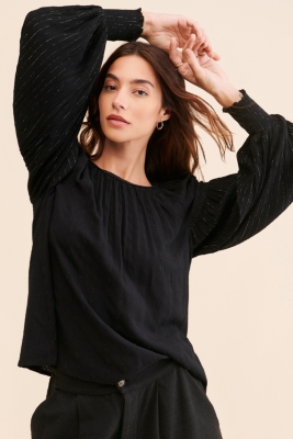 Twig Cutout Wide Leg Pants
