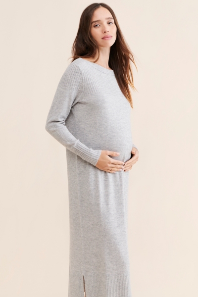 black knitted wrap dress Cable Knit Belted Wrap Dress main image 0
