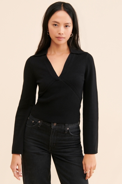 Knit Collared Sweater | Nuuly
