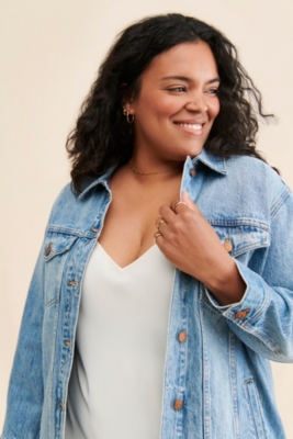 Madewell Oversized Trucker 2024 Jean Jacket in Kelton Wash